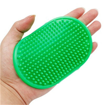 Dog Bath Massage Brush with Gentle Bristles