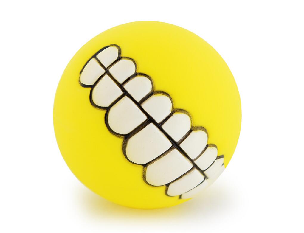 Colorful Rubber Dog Teeth Ball