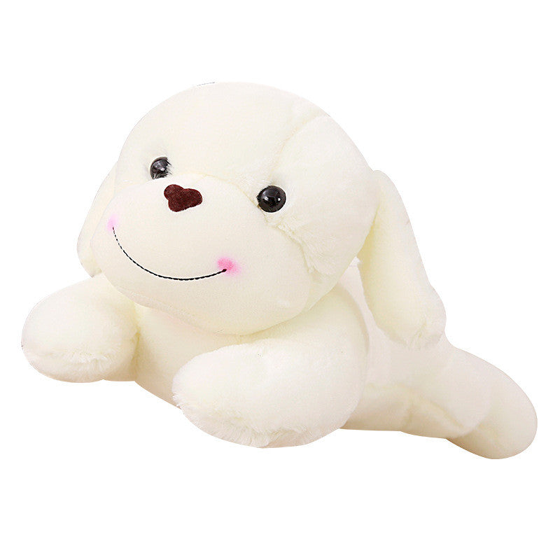 White Plush Dog Toy
