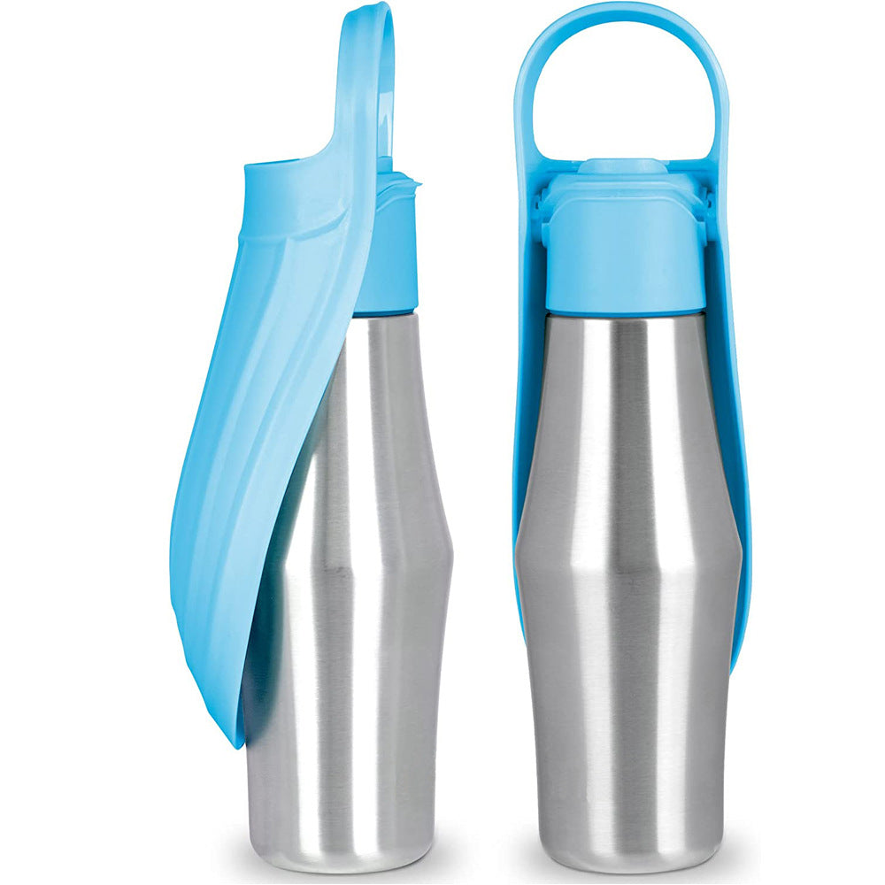 Portable Dog Water Bottle with Soft Silicone Design
