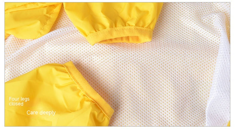 Four-Leg Hooded Dog Raincoat
