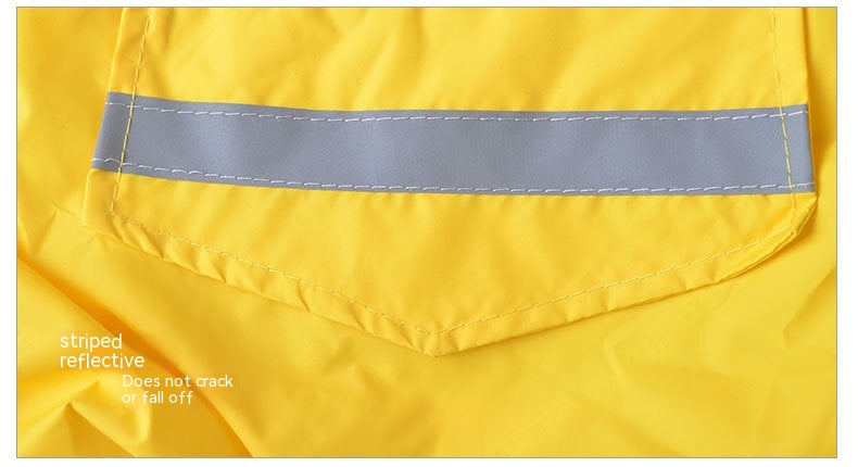 Four-Leg Hooded Dog Raincoat