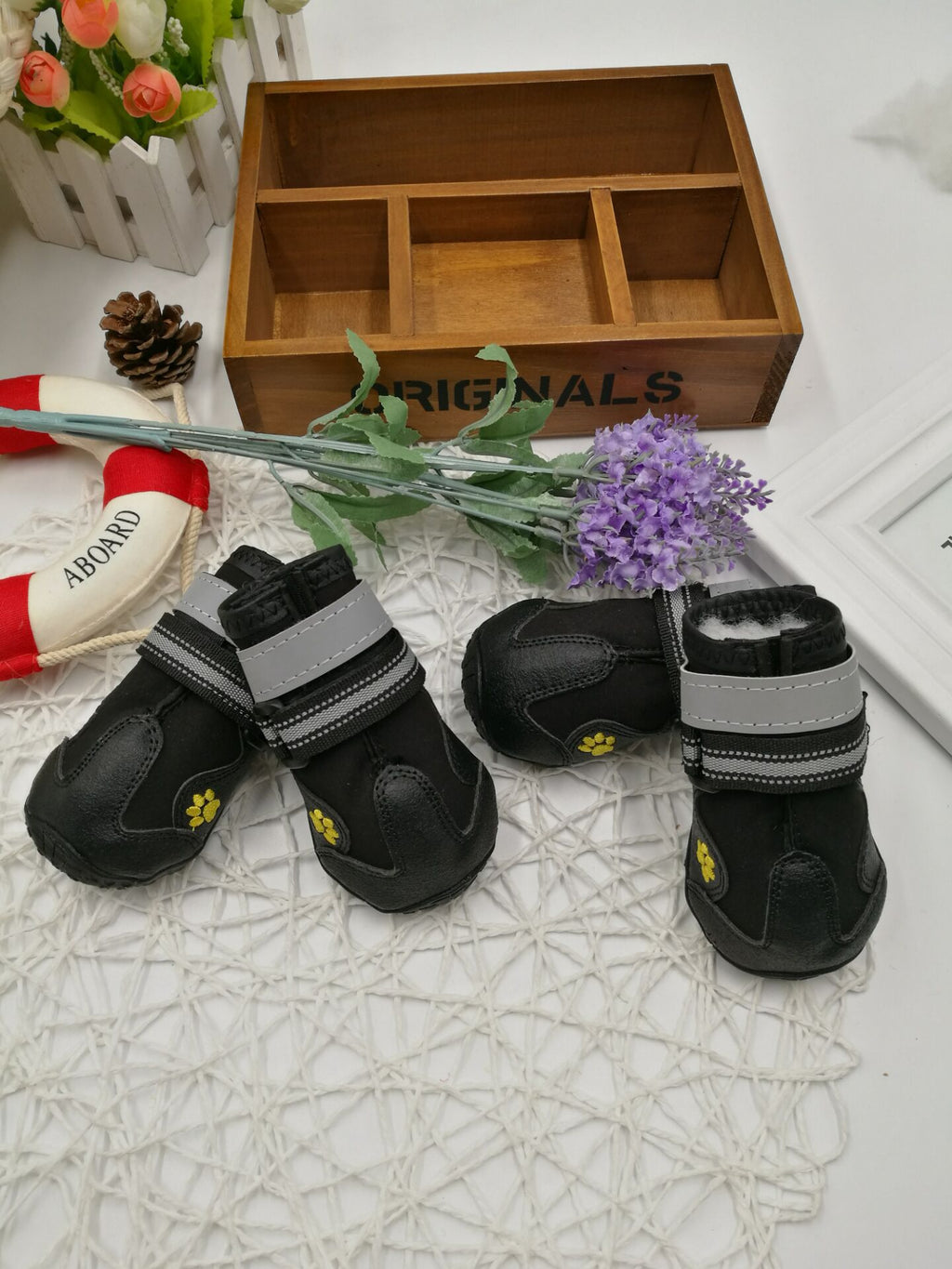Waterproof Boots for Dogs, Set of 4