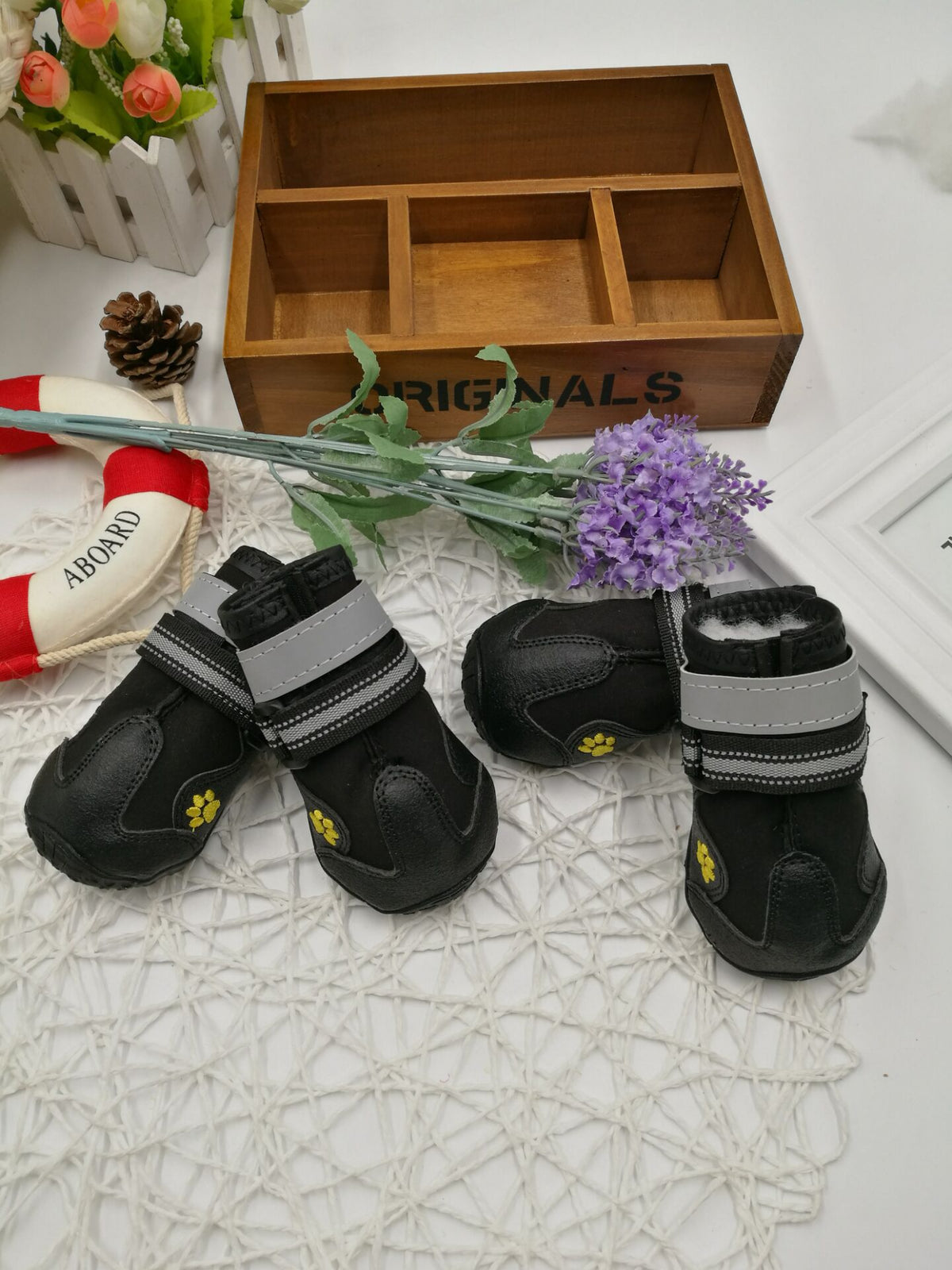 Waterproof Boots for Dogs, Set of 4