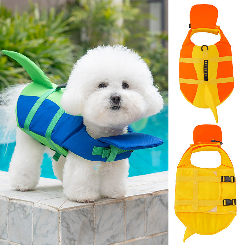 Dog Swim Vest with Grab Handle in Multiple Colors
