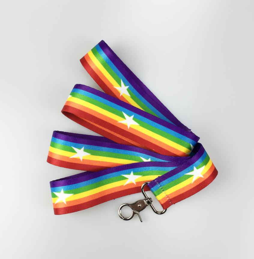 Rainbow Chain Dog Leash Set