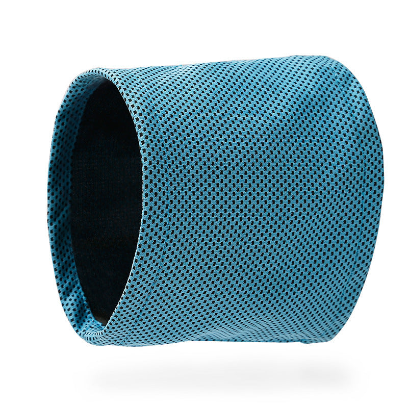 Instant Cooling Blue Dog Bandana Scarf Wrap