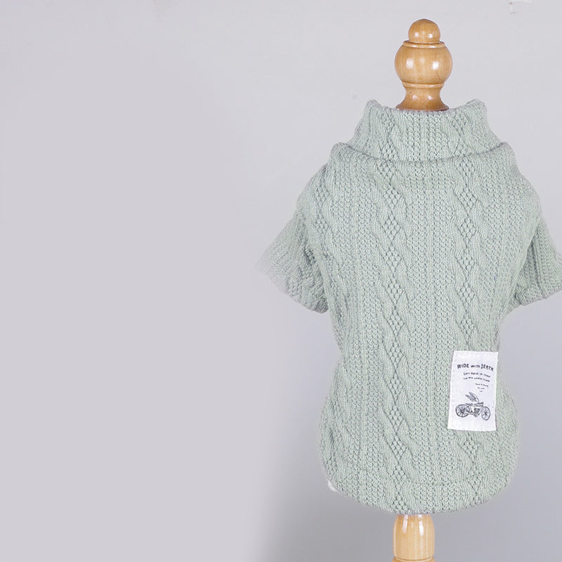 Cozy Knit Pullover Dog Sweater