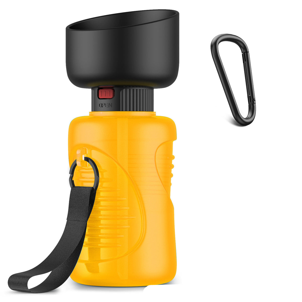 Foldable Dog Travel Water Bottle in Blue, Rose Red, and Tiffany Blue