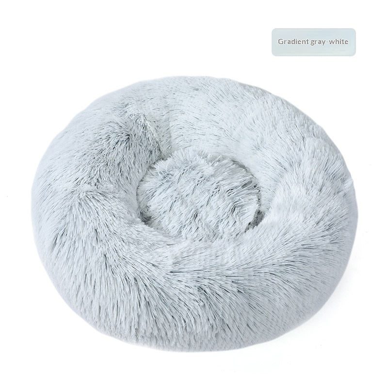 Cozy Gradient Dome Dog Bed for Winter