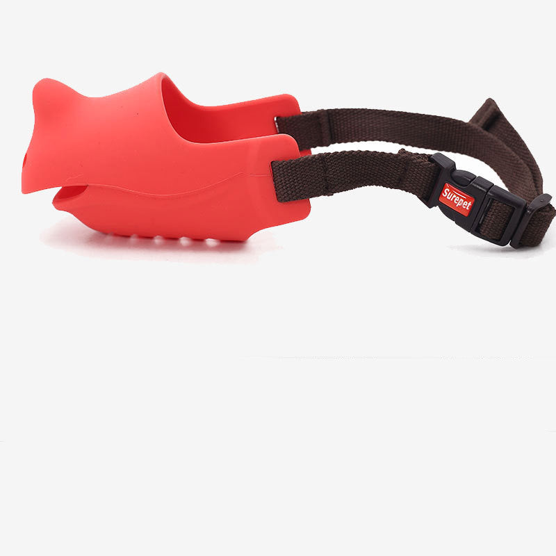 Adjustable Pure Silicone Dog Muzzle in Multiple Colors