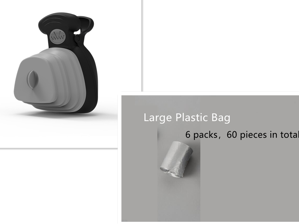 Poop Bag Dispenser with Spoon Tool