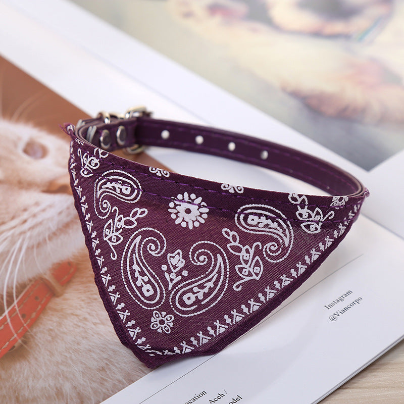 Dog Collar Triangle Saliva Towel in Multiple Colors