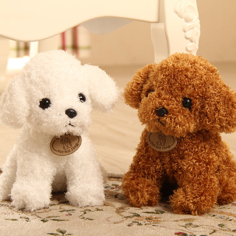Soft Teddy Dog Plush Toy in Multiple Colors