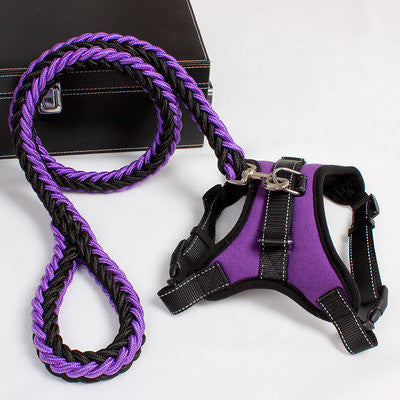 Padded Reflective Dog Harness Vest for All Sizes