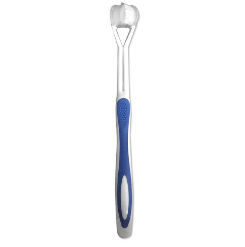 Three-Sided Toothbrush for Dogs