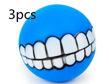 Colorful Rubber Dog Teeth Ball