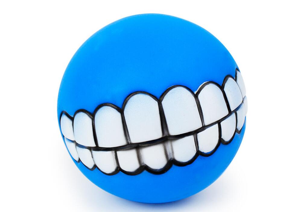 Colorful Rubber Dog Teeth Ball