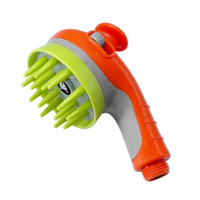 Silicone Dog Shower Brush with Soft Bristles