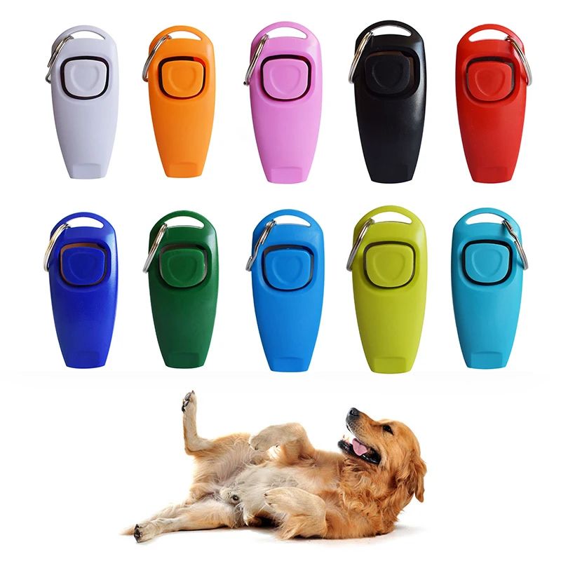 Clicker Whistle Training Set With Key Ring