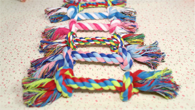 Double Knot Cotton Rope Toy for Dogs