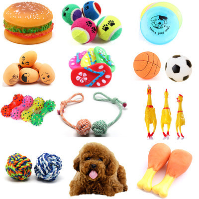 Bouncy Ball Dog Toy Set