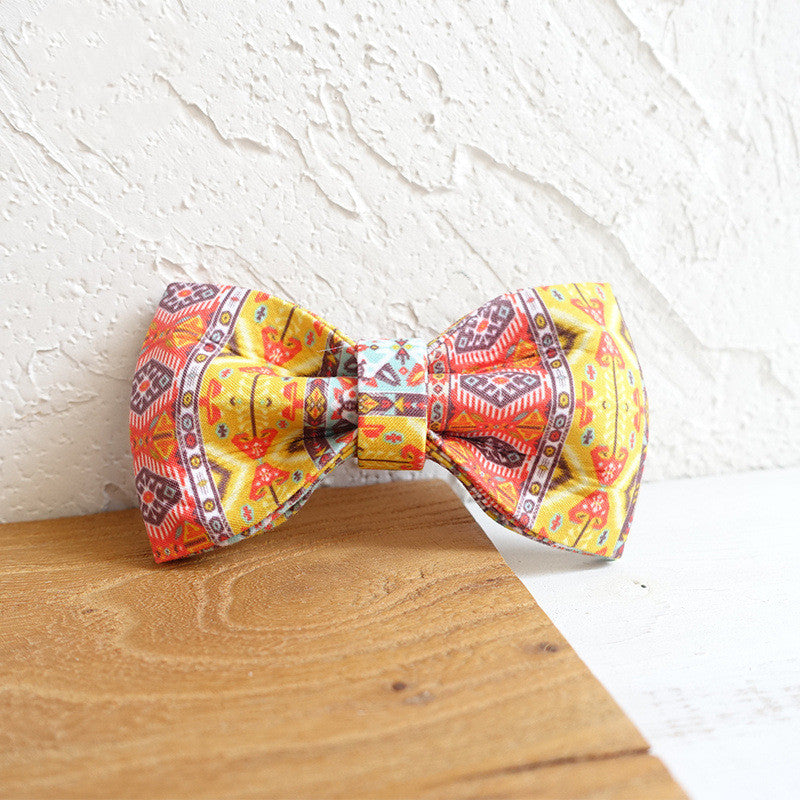 Bohemia Dog Bow Tie Collar