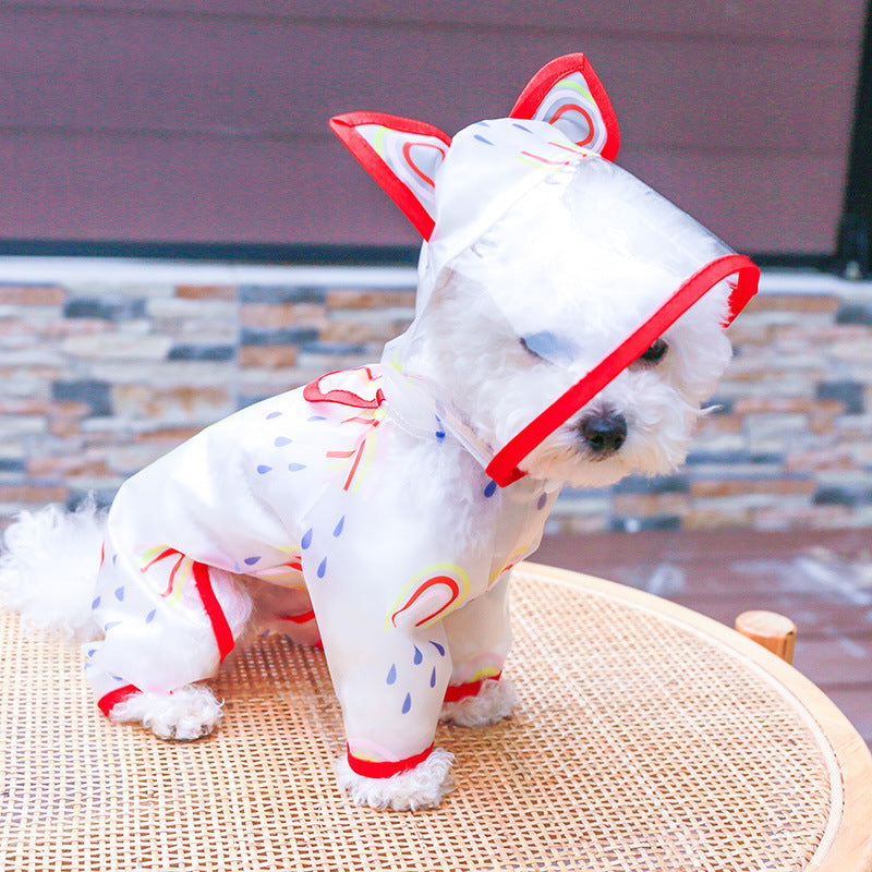 Transparent Waterproof Raincoat for Dogs