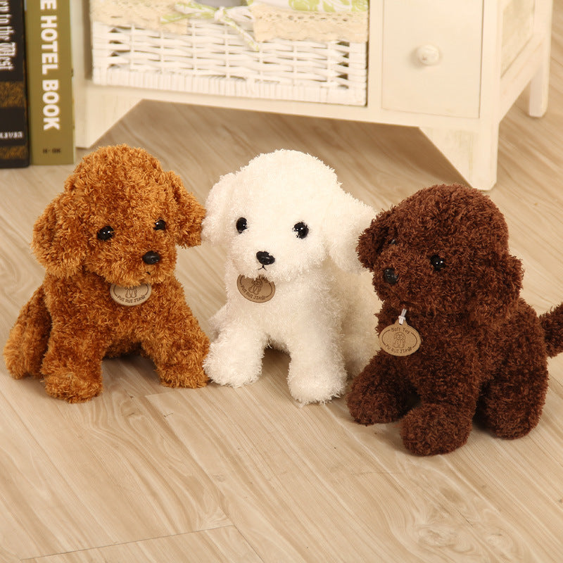 Soft Teddy Dog Plush Toy in Multiple Colors