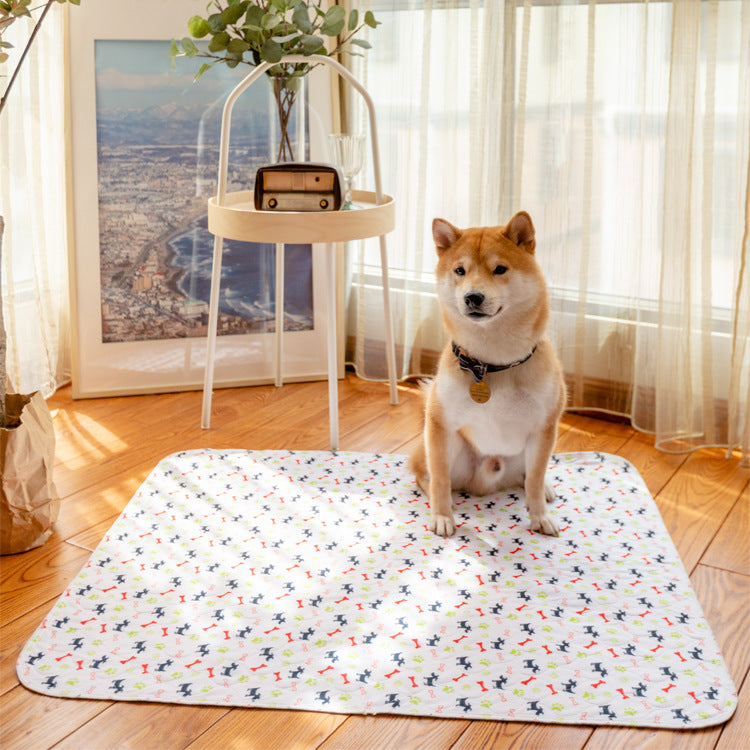 Dog Training Pad with Bone Print Design