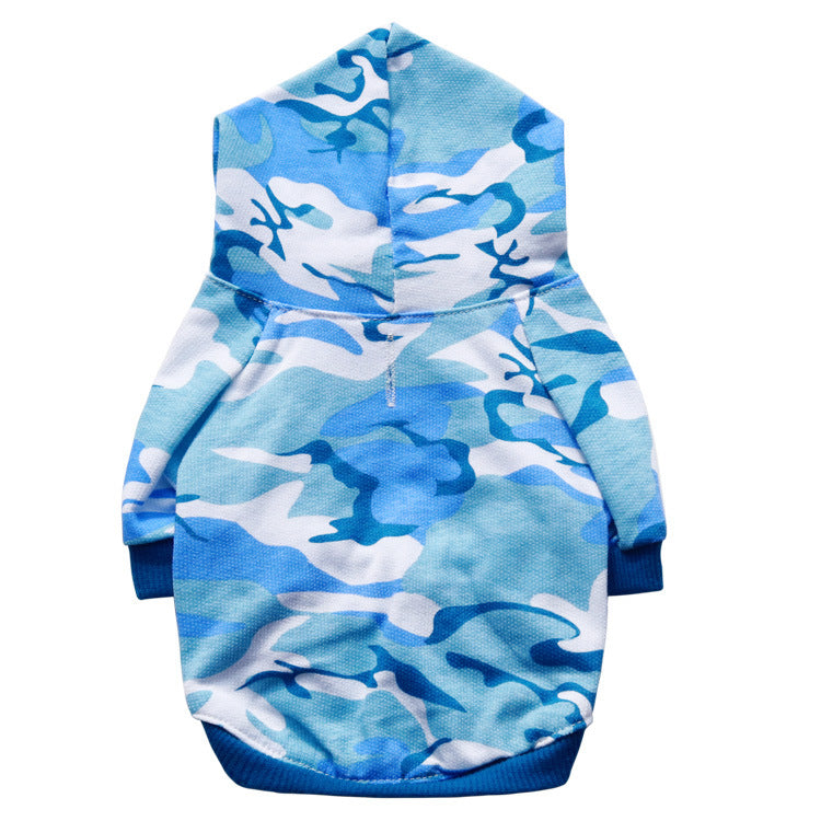 Cotton Camouflage Hooded Sweater for Dogs