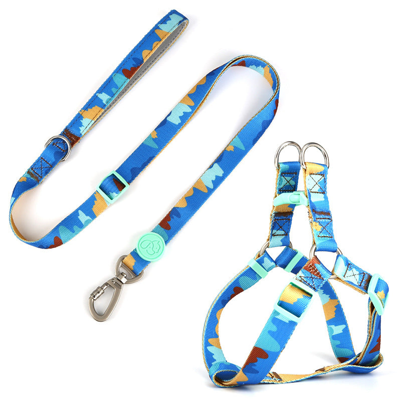 Dog Collar, Leash and Harness Set