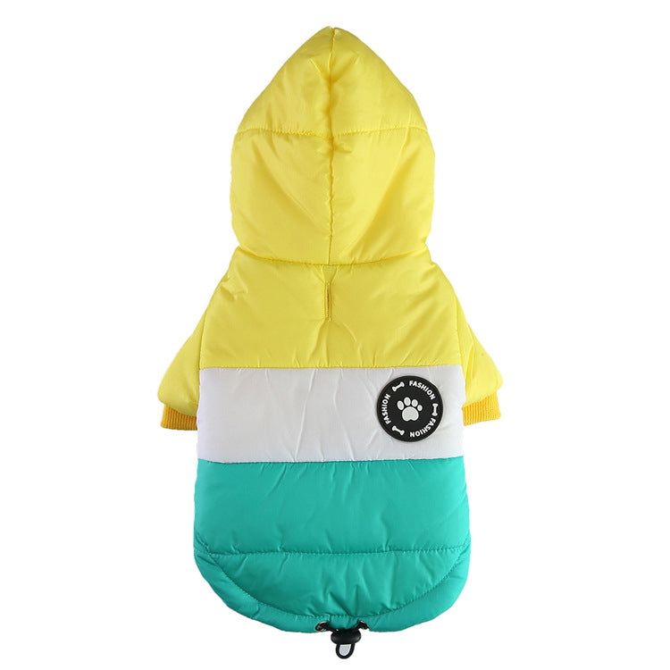 Dog Winter Coat with Breast Collar and Leash