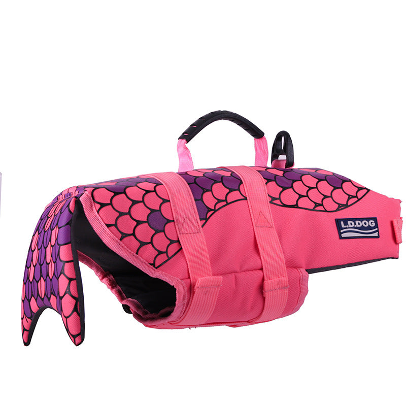 Mermaid and Shark Dog Swim Vest