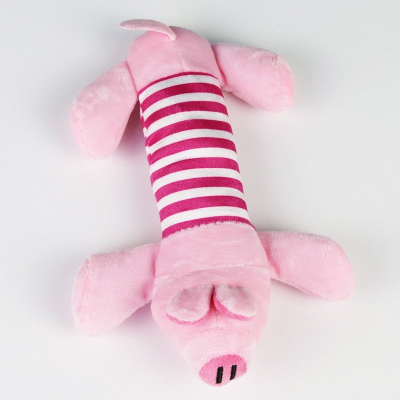 Colorful Plush Ice Cream & Pizza Dog Chew Toys