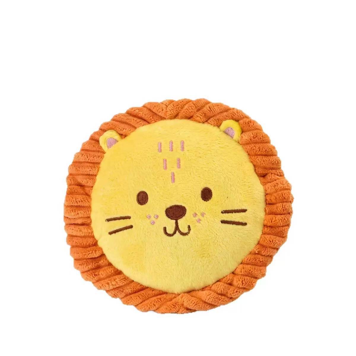 Plush Squeaky Dog Toy Elephant and Lion