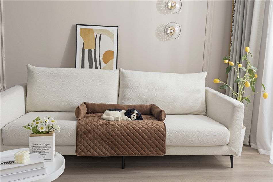 Pet Pad Sofa Bed with Pillow in Multiple Colors