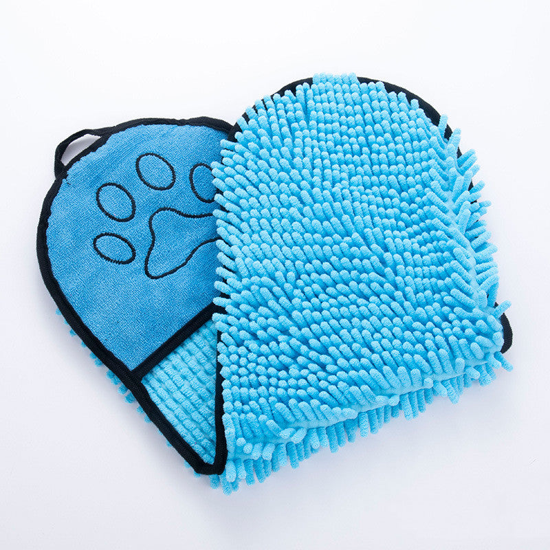 Microfiber Bath Towel for Dogs in Pink, Blue, Rose Red & Grey