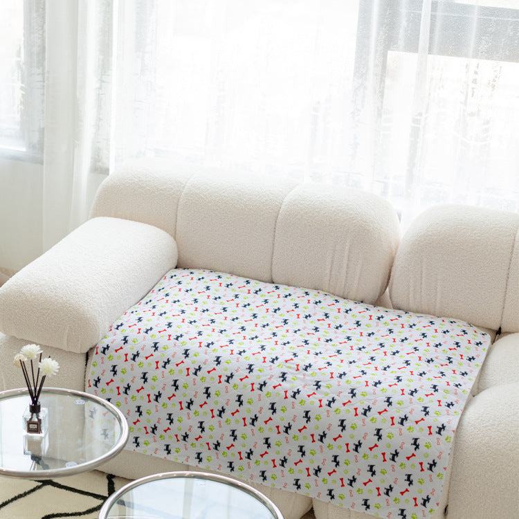 Dog Training Pad with Bone Print Design