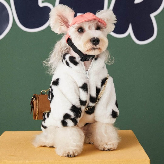 Cozy Plush Coat for Small & Medium Dogs