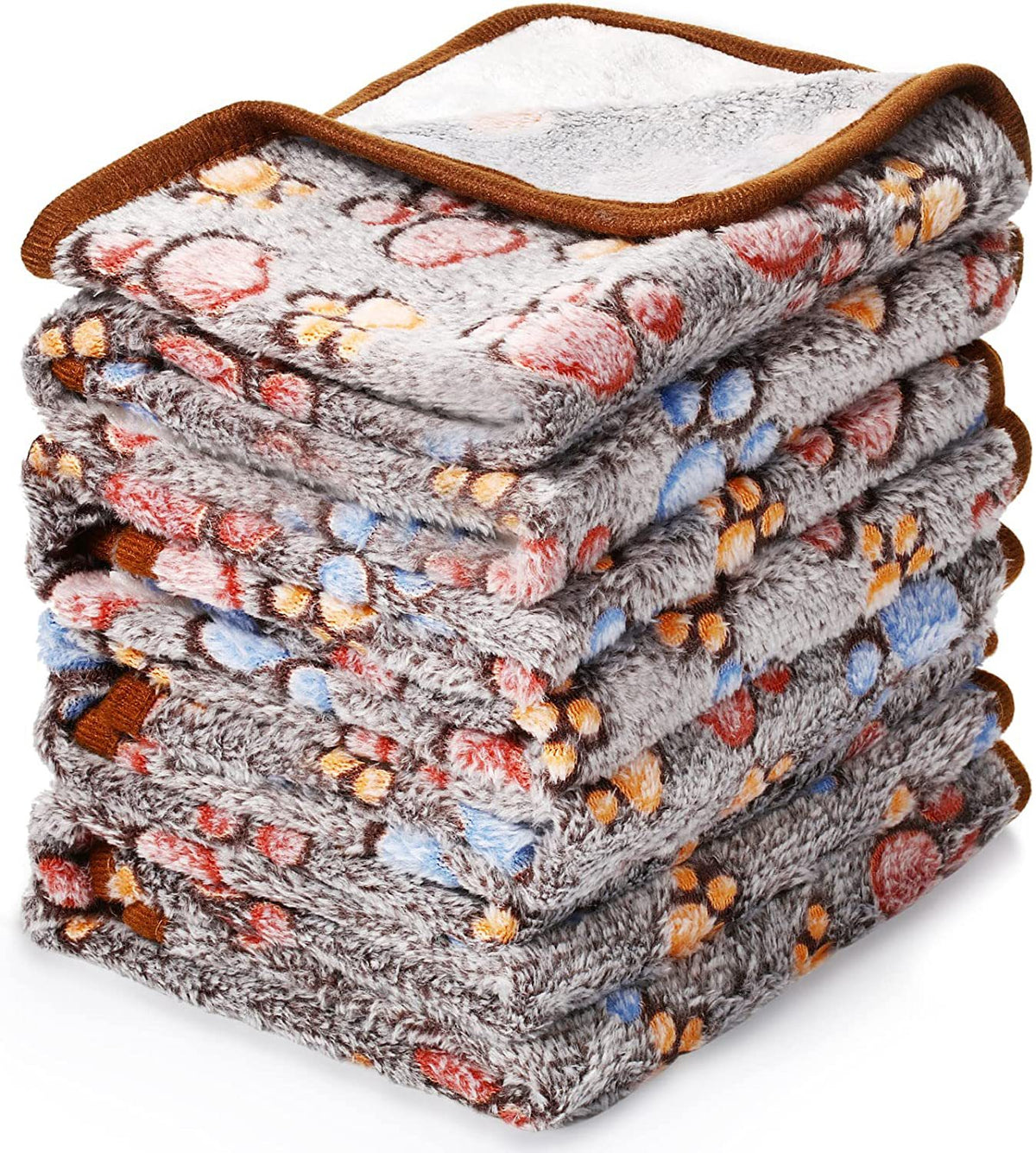 Cozy Coral Fleece Dog Blanket in Multiple Colors