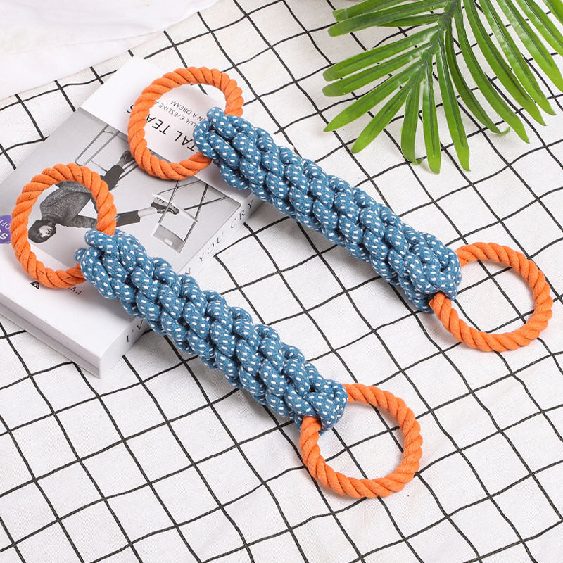 Sturdy Bite-Resistant Dog Tug Toy in Random Color