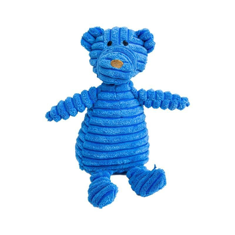 Plush Squeaky Dog Toy with Multiple Animal Designs