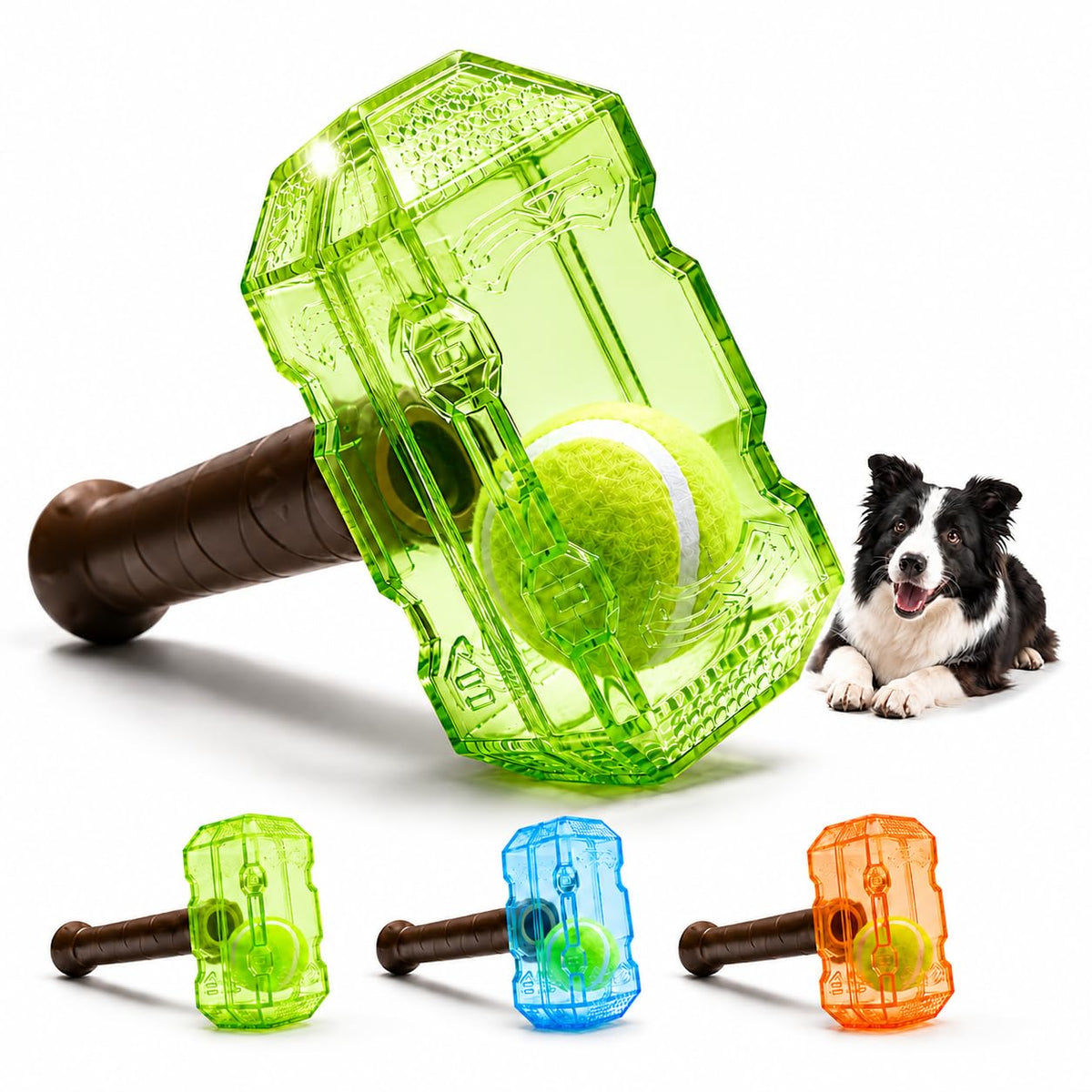 Tennis Ball Chew Toy In Bottle For Medium Dogs