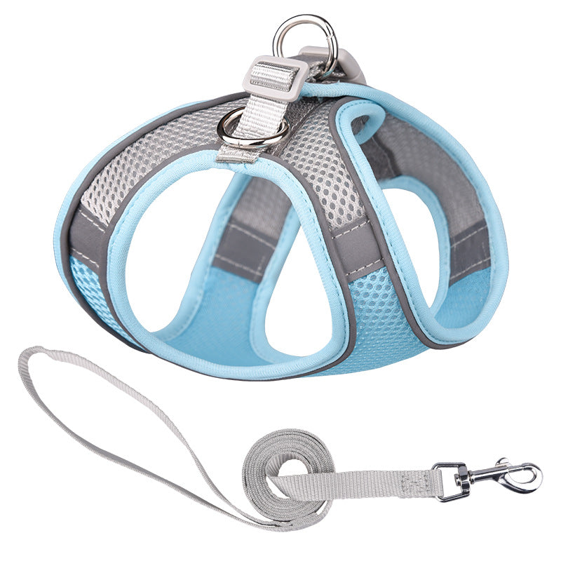 Reflective Vest Harness With Leash for Dogs