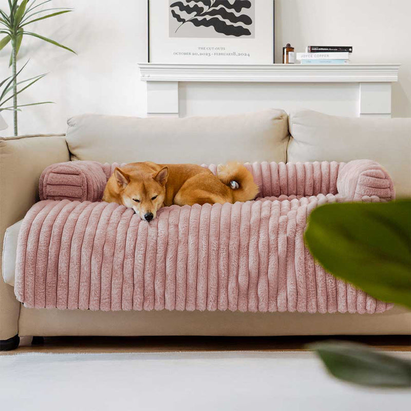Soft Cushioned Dog Bed in Multiple Colors