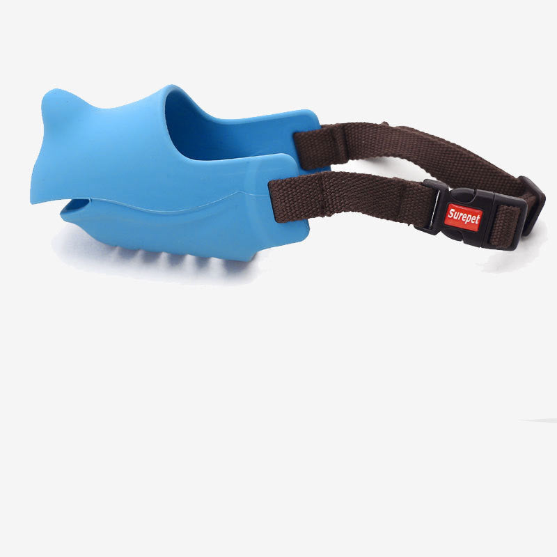 Adjustable Pure Silicone Dog Muzzle in Multiple Colors