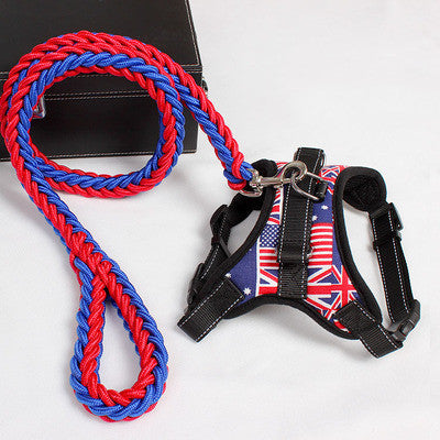 Padded Reflective Dog Harness Vest for All Sizes
