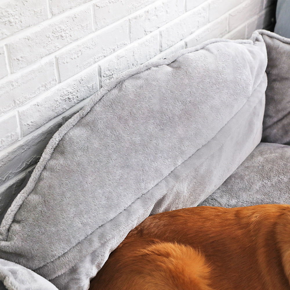 Dog Sofa Bed in Grey