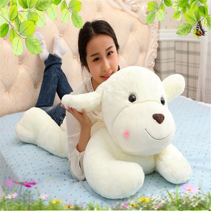 White Plush Dog Toy